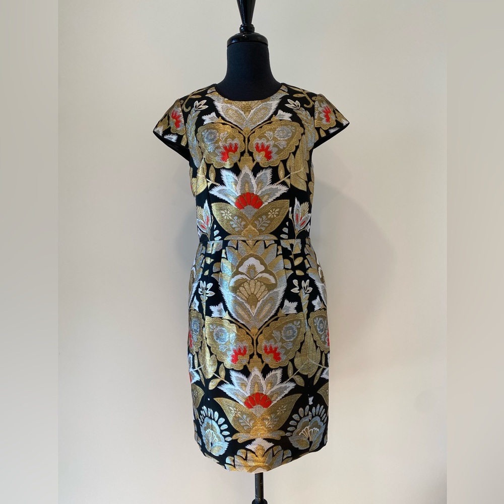 ♦️SOLD♦️Ted Baker Imonen Opulent Orient Jacquard Dress